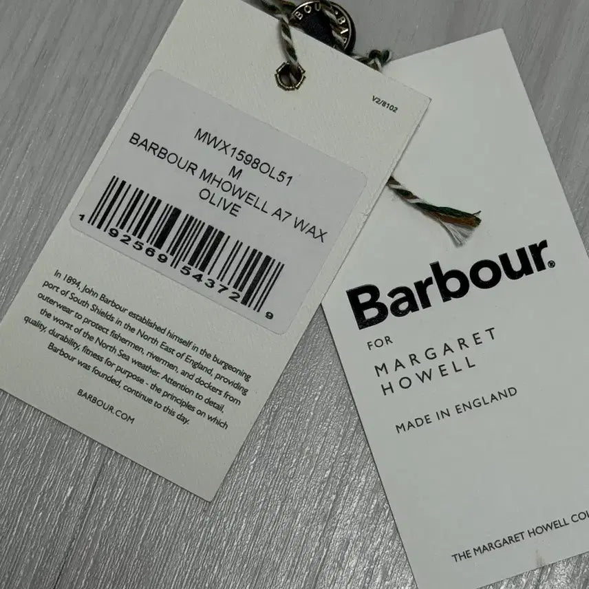 [BUNJANG] Barbour Margaret Howell A7 Wax Jacket Olive / 바버 마가렛호웰 A7 왁스자켓 M사이즈 Olive