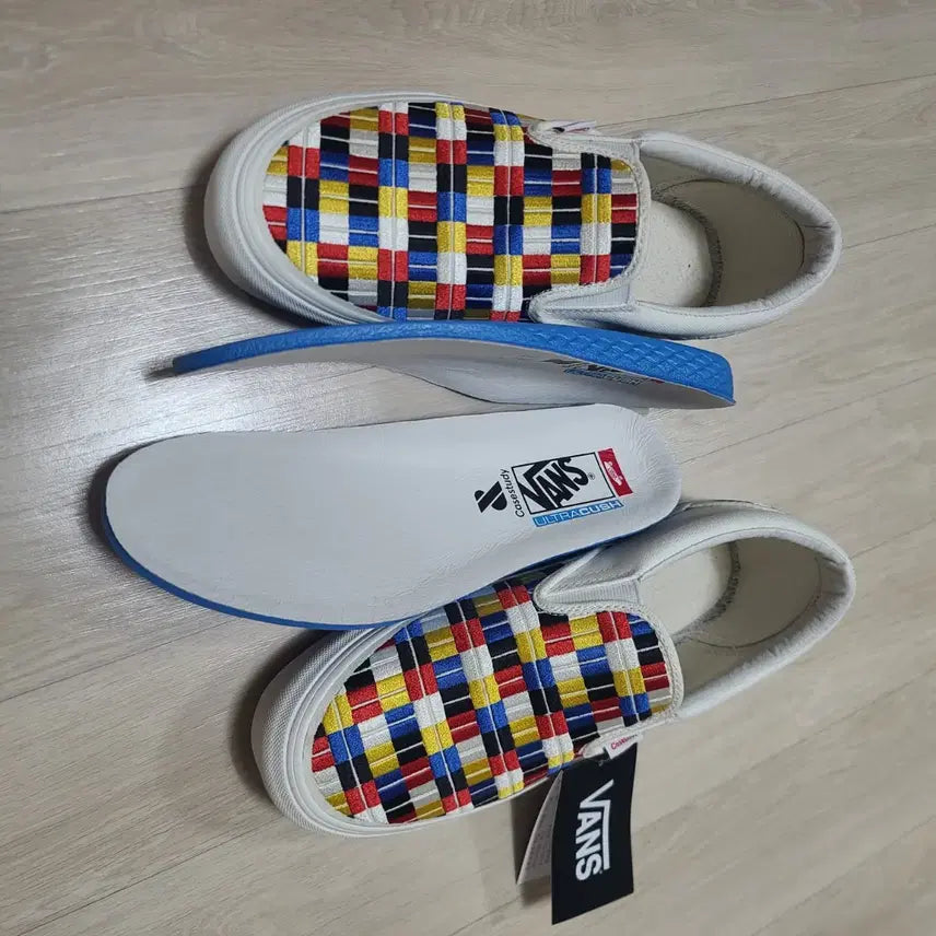 [BUNJANG] Vans Vault x Case Study Classic Slip-On LX Marshmallow Multi Sneakers / 반스 볼트 x 케이스스터디 클래식 슬립온 LX 마쉬멜로우 멀티
