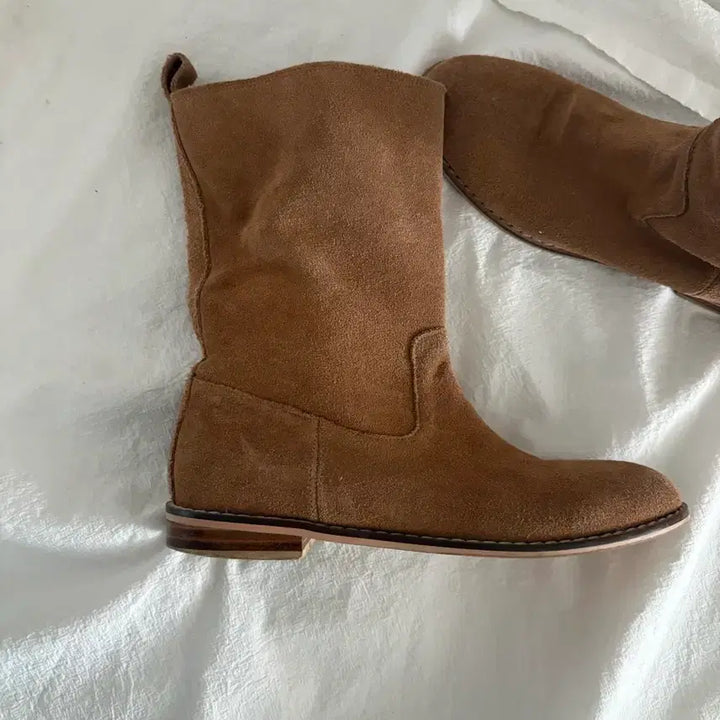 [BUNJANG] Moodnight Shoes Suede Boots / 무드나잇 슈즈 스웨이드 부츠