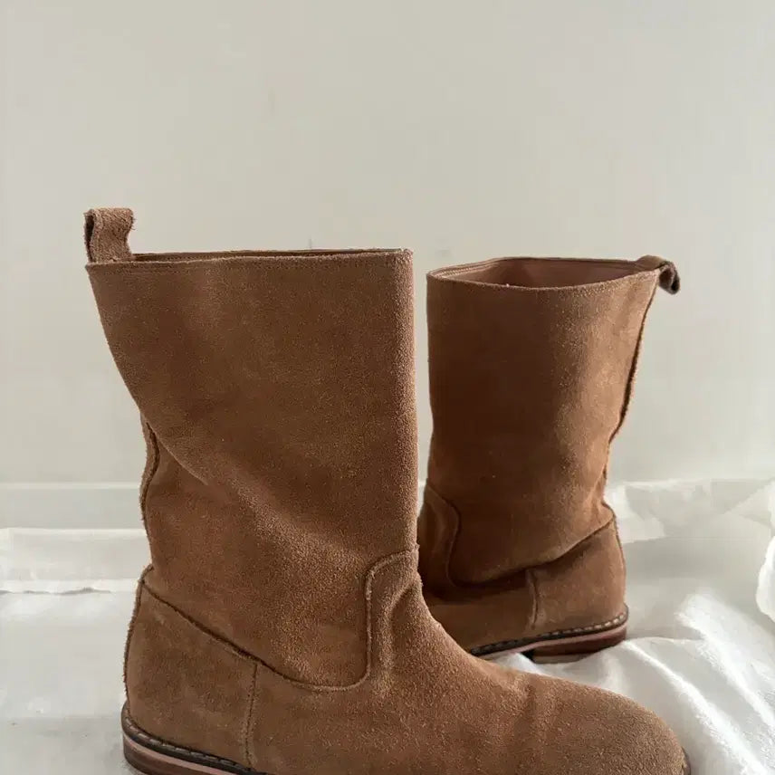 [BUNJANG] Moodnight Shoes Suede Boots / 무드나잇 슈즈 스웨이드 부츠