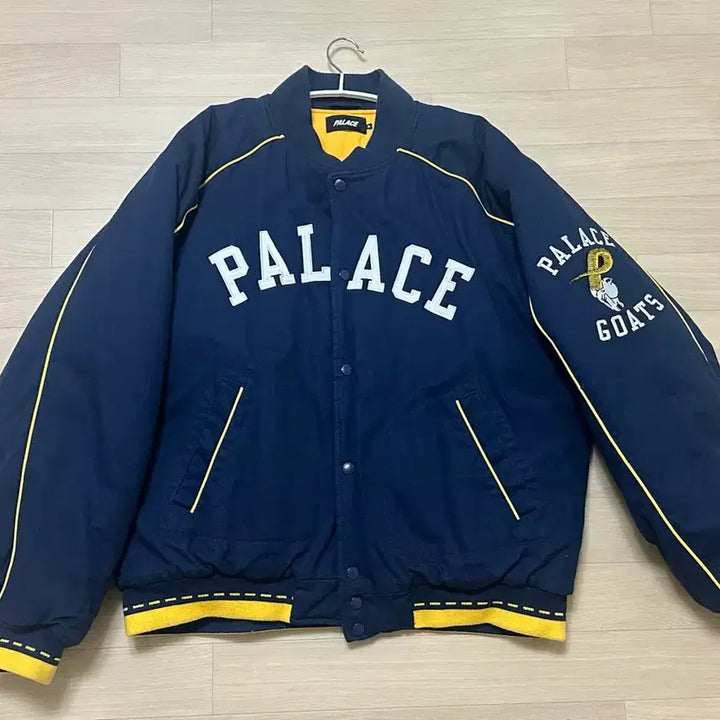 [BUNJANG] Palace Goat Varsity Jacket Navy / [XL] 팔라스 고트 바시티 자켓 네이비