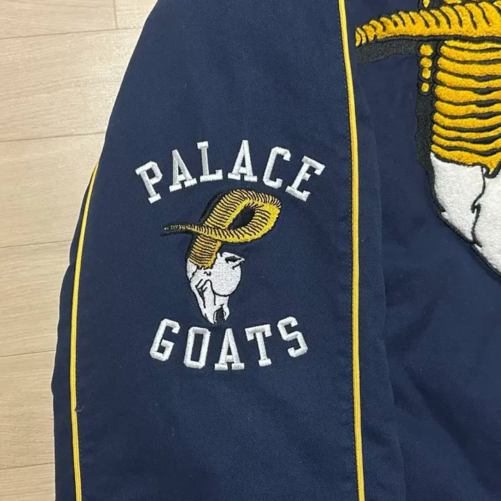 [BUNJANG] Palace Goat Varsity Jacket Navy / [XL] 팔라스 고트 바시티 자켓 네이비