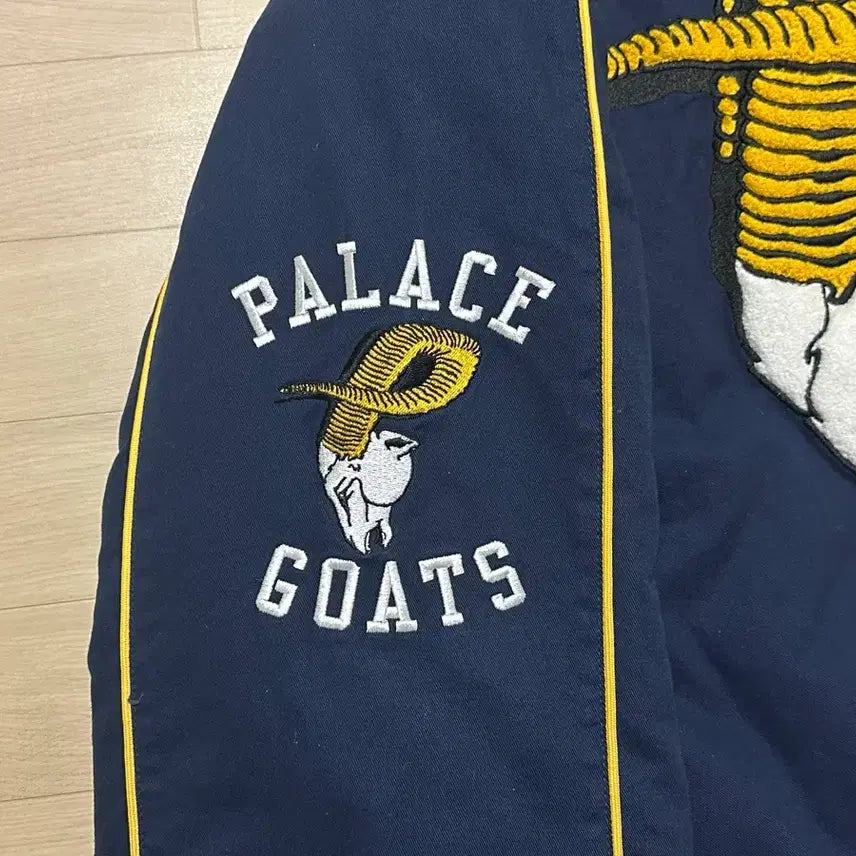 [BUNJANG] Palace Goat Varsity Jacket Navy / [XL] 팔라스 고트 바시티 자켓 네이비