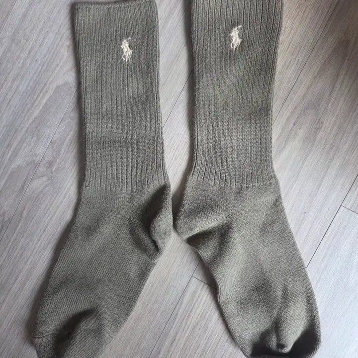 [BUNJANG] Polo Ralph Lauren Socks Khaki / 폴로 랄프로렌 삭스 양말 카키