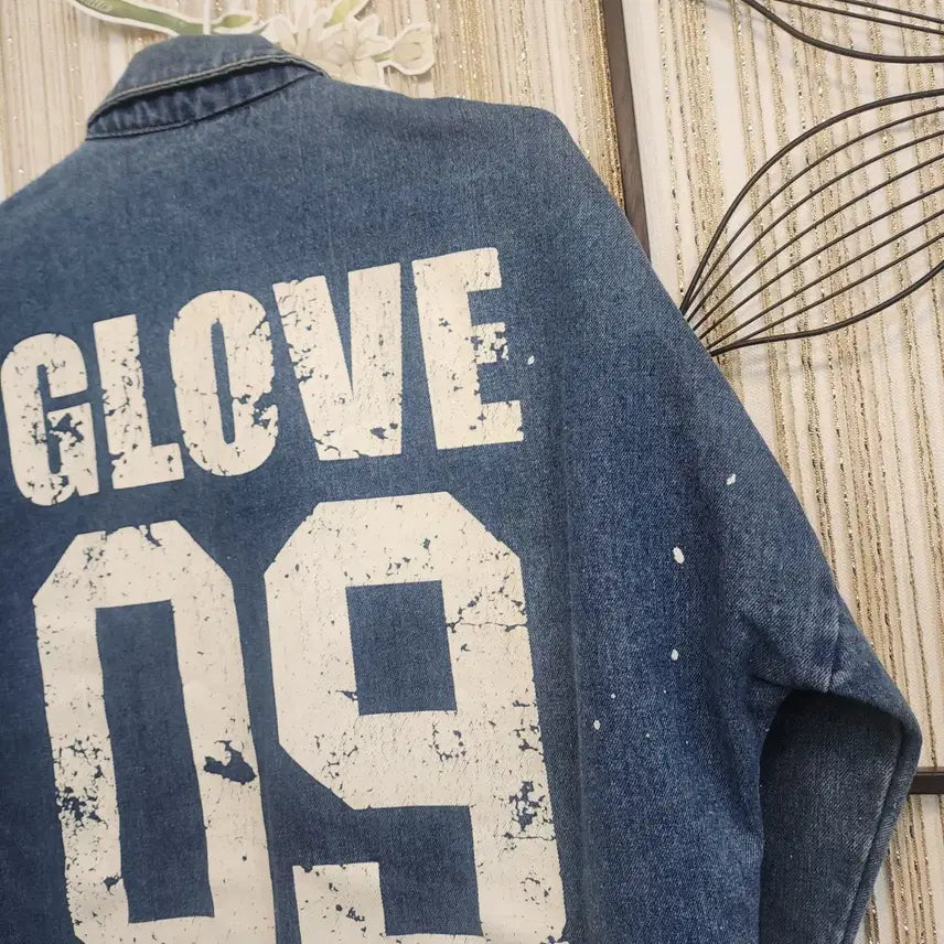 [BUNJANG] Free Size Vintage Wash Denim Long Shirt Jacket / 데미지 워싱 똑딱단추 데님 롱 셔츠 자켓 free