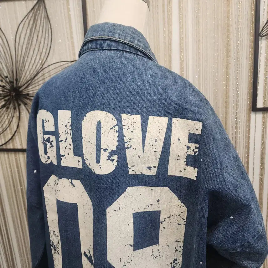 [BUNJANG] Free Size Vintage Wash Denim Long Shirt Jacket / 데미지 워싱 똑딱단추 데님 롱 셔츠 자켓 free