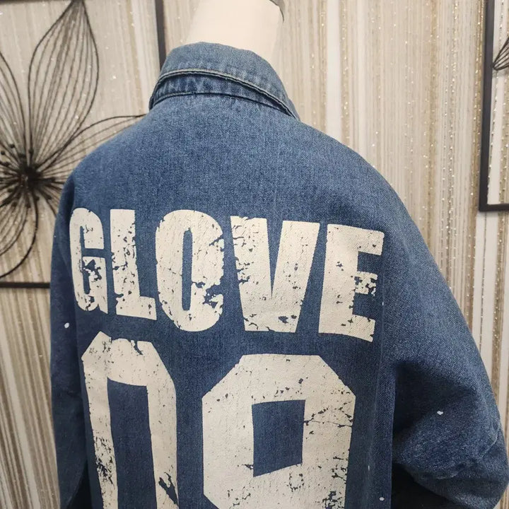 [BUNJANG] Free Size Vintage Wash Denim Long Shirt Jacket / 데미지 워싱 똑딱단추 데님 롱 셔츠 자켓 free