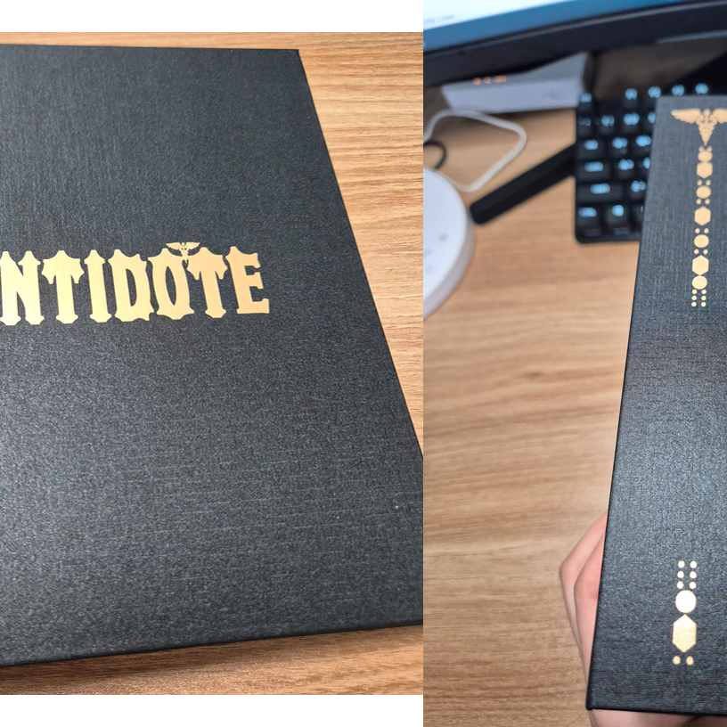 [BUNJANG] Antidote &amp; Bion Collaboration Cafe Goods Bundle Set / [일괄] 안티도트 비온 콜라보카페 굿즈 포카 엽서 바인더 방문포카 카드덱