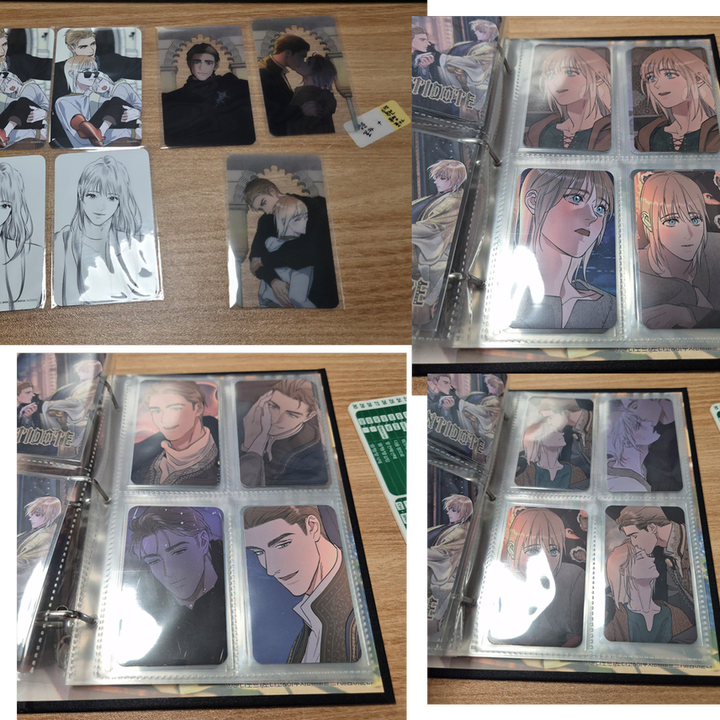 [BUNJANG] Antidote &amp; Bion Collaboration Cafe Goods Bundle Set / [일괄] 안티도트 비온 콜라보카페 굿즈 포카 엽서 바인더 방문포카 카드덱