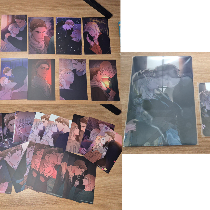 [BUNJANG] Antidote &amp; Bion Collaboration Cafe Goods Bundle Set / [일괄] 안티도트 비온 콜라보카페 굿즈 포카 엽서 바인더 방문포카 카드덱