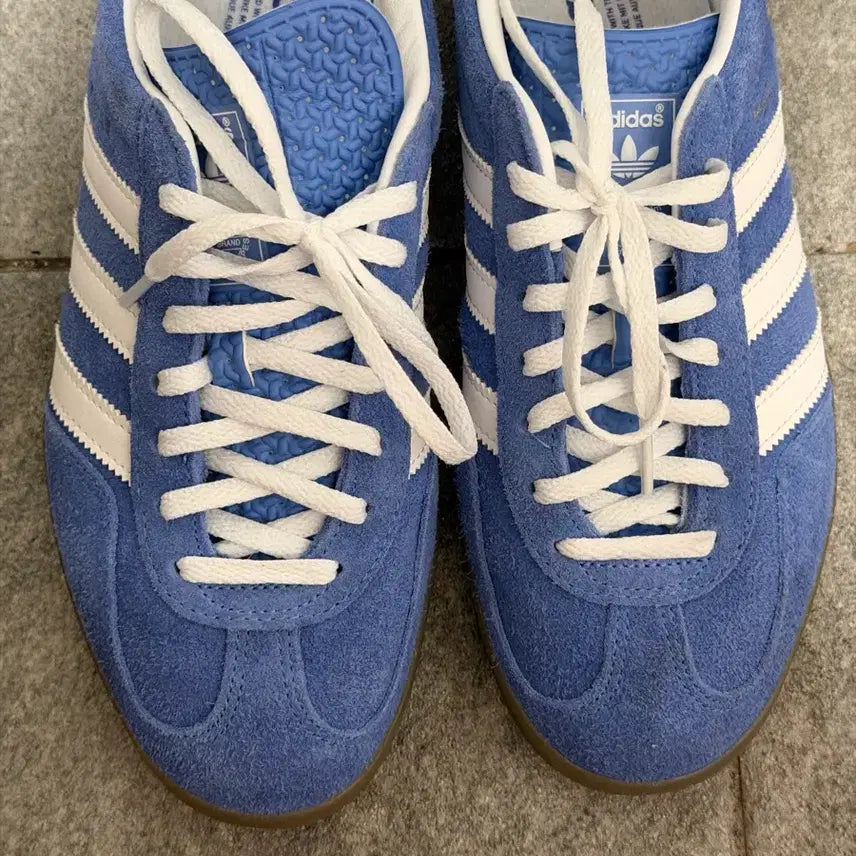 [BUNJANG] Adidas Gazelle Indoor Blue Sneakers / 아디다스 가젤 인도어 블루 265