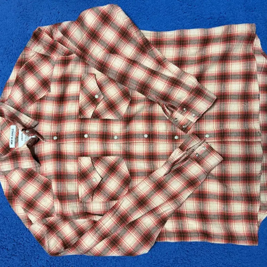 [SOLD OUT] 맨인정글 데미지 웨스턴 셔츠 XL
