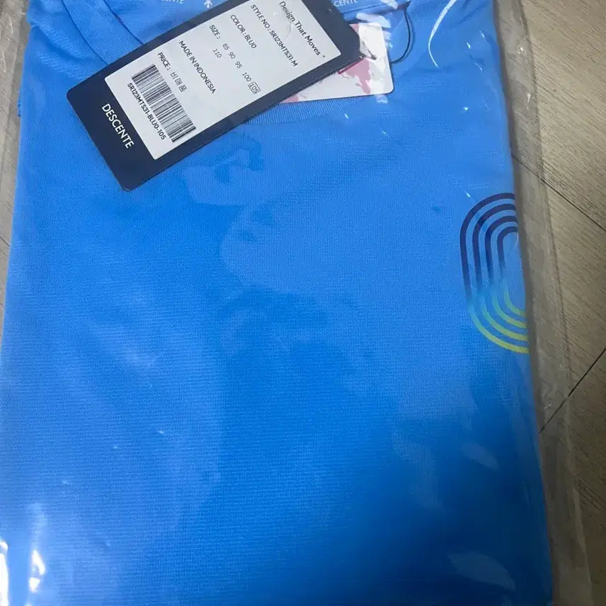 [SOLD OUT] 데상트 반팔 티셔츠 블루 새상품 (105)