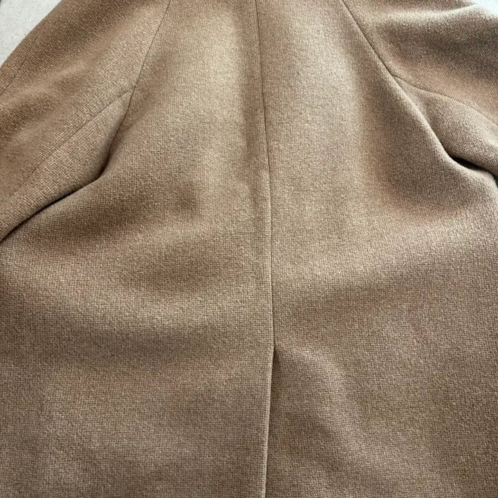 [BUNJANG] On&amp;On Double Breasted Coat Beige / 온앤온 더블 브레스트 코트 베이지