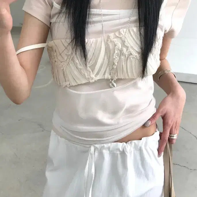 [BUNJANG] Bustier Bra Top (2 Colors) / <새상품> 뷔스티에 브라 탑 2color