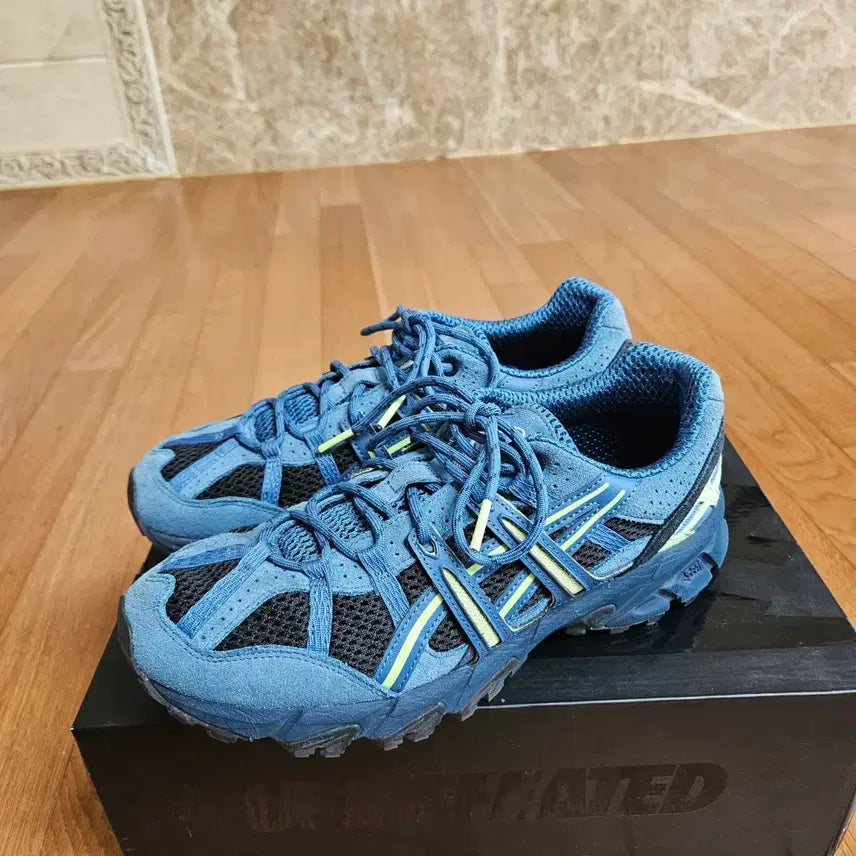 [BUNJANG] ASICS Gel-Sonoma 15-50 Azure Black Running Shoes / 아식스 젤소노마 15-50 아쥬레블랙