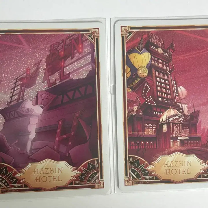 [BUNJANG] HAZBEAN HOTEL 17/18 White Foil Trading Card Bundle Set / 해즈빈호텔 17/18번 화이트 포일 트레이딩 카드 일괄 굿즈