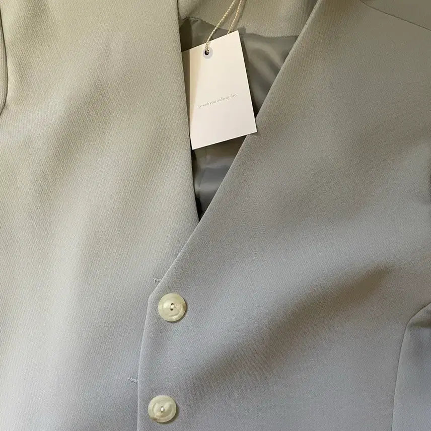 [BUNJANG] Mint V-Neck Short Jacket / 민트색 브이넥 숏 자켓