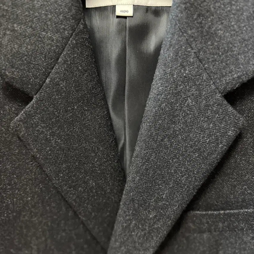 [BUNJANG] Toniewek Signature Blazer Charcoal Herringbone M / 토니웩 / 시그니처 블레이저 차콜 헤링본 / M