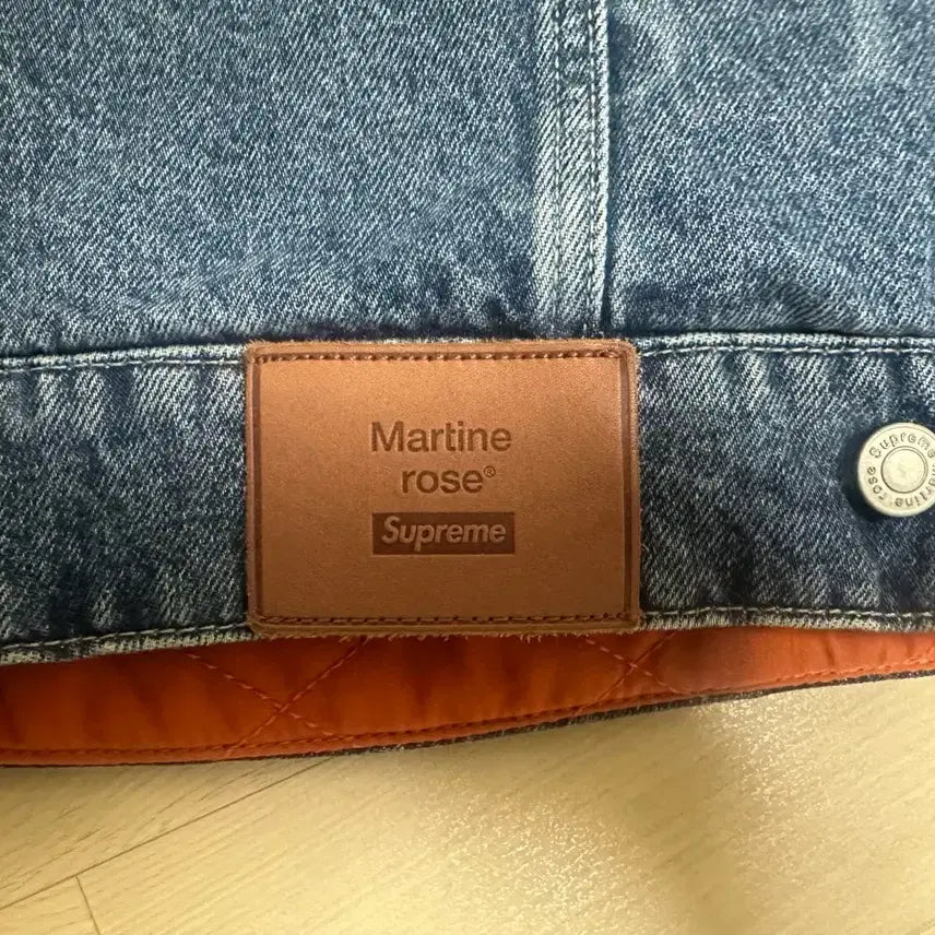 [BUNJANG] Supreme x Martine Rose Reversible Trucker Jacket Washed Blue / [XL] 슈프림 x 마틴 로즈 리버시블 트러커 자켓 워시드 블루