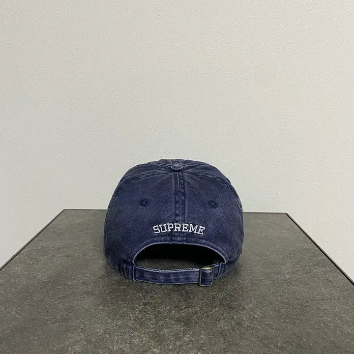 [BUNJANG] Supreme S Logo Ball Cap Navy / (OS) 슈프림 S로고 볼캡 모자 피그먼트 네이비