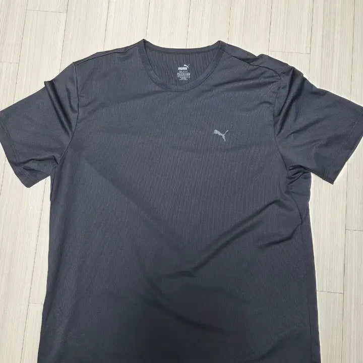 [BUNJANG] Puma Functional Short Sleeve T-Shirt Dark Gray (Size 115) / 푸마 기능성 반팔 티셔츠 115 다크그레이