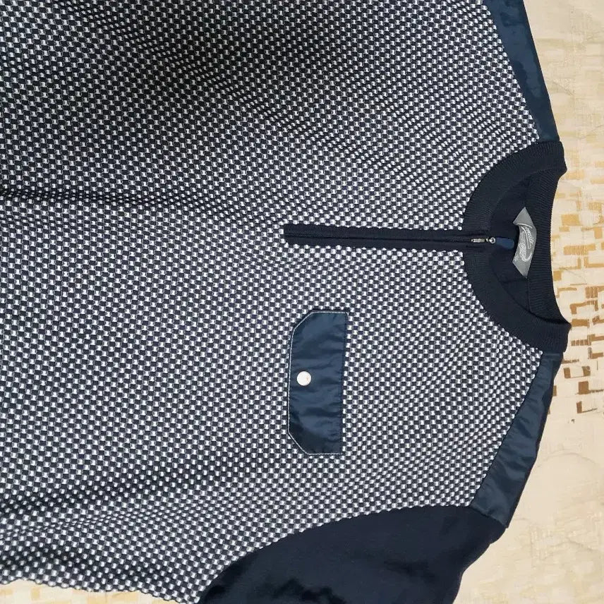 [BUNJANG] Crocodile Navy Short Sleeve Knit Size 100 / 크로커다일 네이비 반팔 니트 100