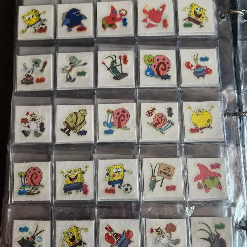 [BUNJANG] SpongeBob Stickers / 스펀지밥 띠부씰 판매