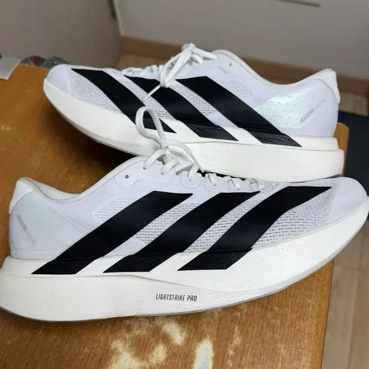 [BUNJANG] Adidas EvoSL White Running Shoes / 아디다스 에보SL 화이트 285 신품급