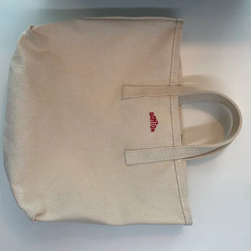 [BUNJANG] Danton Cotton Canvas Mini Tote Bag Ecru / 단톤 코튼 캔버스 미니 토트백 에크루