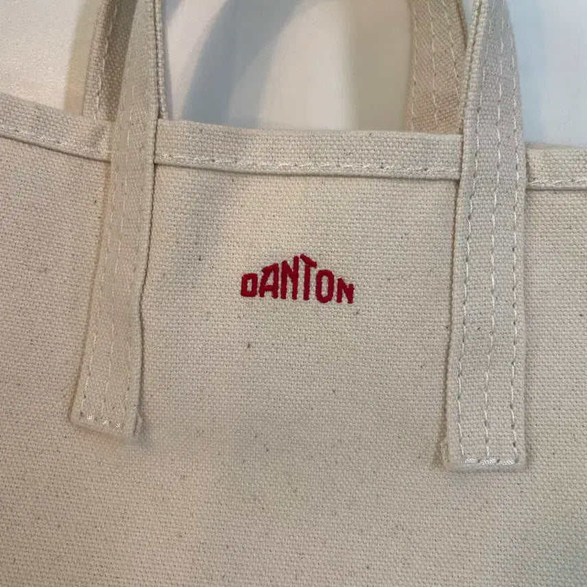 [BUNJANG] Danton Cotton Canvas Mini Tote Bag Ecru / 단톤 코튼 캔버스 미니 토트백 에크루