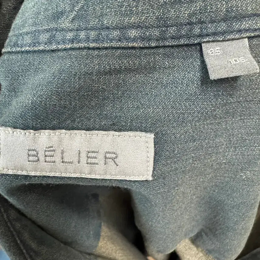 [BUNJANG] Vellie City Nomad Denim Short Sleeve Shirt / 벨리에 시티 노마드 데님 숏 슬리브 셔츠 빈티지 인디고