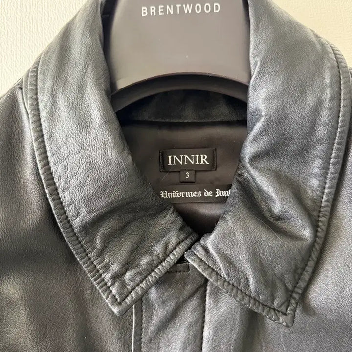 [BUNJANG] Innir Oil Washed Lambskin Leather Coat 3 / 이니어 innir 램스킨 오일워시드 레더 코트 3