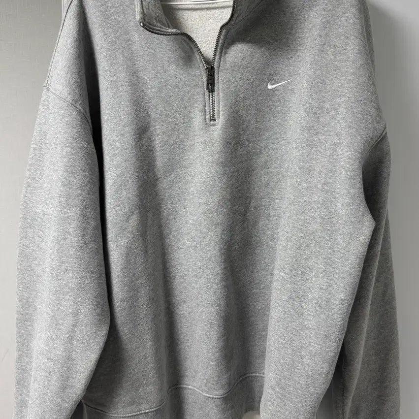 [BUNJANG] Nike NRG Solo Swoosh Half-Zip Gray 2XL / 나이키NRG 솔로스우시 반집업 그레이 2XL