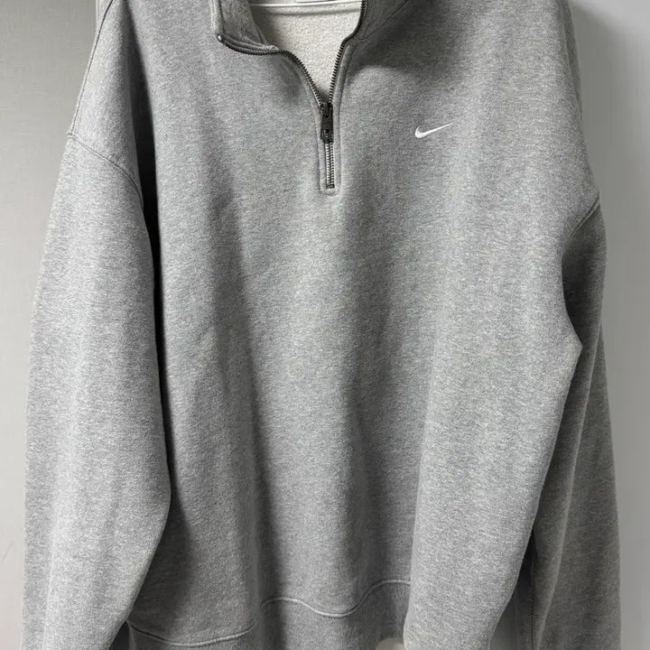 [BUNJANG] Nike NRG Solo Swoosh Half-Zip Gray 2XL / 나이키NRG 솔로스우시 반집업 그레이 2XL