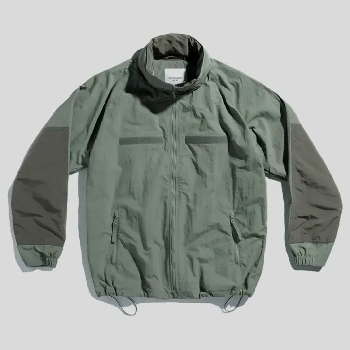 [BUNJANG] Espionage Baton Warm Up Jacket Olive Grey / 에스피오나지 baton warm up jacket