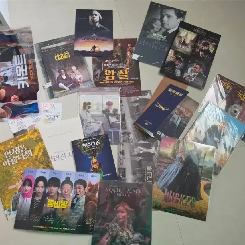 [BUNJANG] Movie Flyers and Postcard Collection / 영화 전단지 엽서 모음