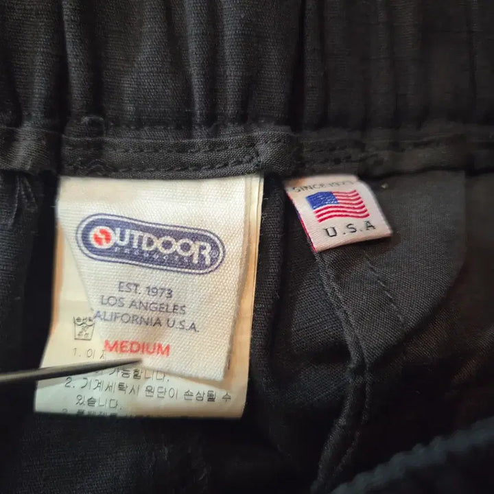 [BUNJANG] Outdoor Products Belted Pants - Black M Size / 아웃도어 프로덕츠 벨티드 팬츠