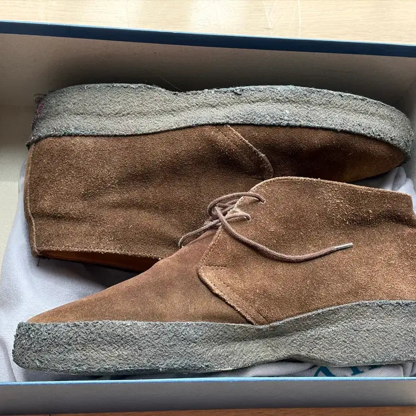 [BUNJANG] Sanders Steve McQueen Hi-Top Chukka Boots Chocolate Suede / 스티브 맥퀸의 슈즈, 샌더스(Sanders) 하이탑 처카 부츠 초콜릿 스