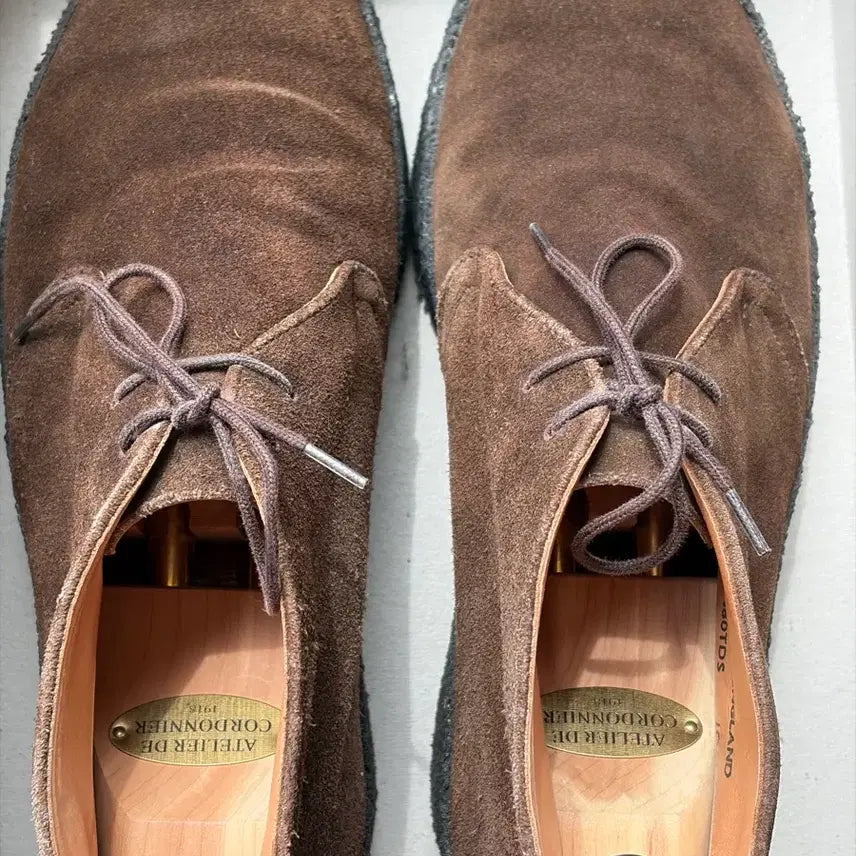 [BUNJANG] Sanders Steve McQueen Hi-Top Chukka Boots Chocolate Suede / 스티브 맥퀸의 슈즈, 샌더스(Sanders) 하이탑 처카 부츠 초콜릿 스