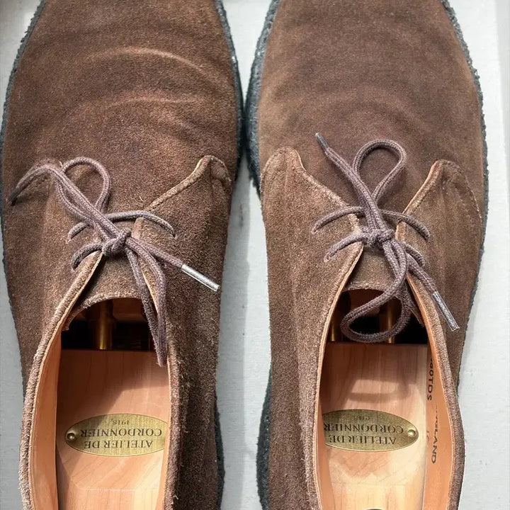 [BUNJANG] Sanders Steve McQueen Hi-Top Chukka Boots Chocolate Suede / 스티브 맥퀸의 슈즈, 샌더스(Sanders) 하이탑 처카 부츠 초콜릿 스