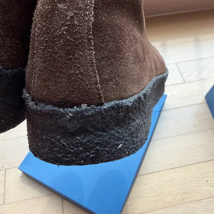 [BUNJANG] Sanders Steve McQueen Hi-Top Chukka Boots Chocolate Suede / 스티브 맥퀸의 슈즈, 샌더스(Sanders) 하이탑 처카 부츠 초콜릿 스