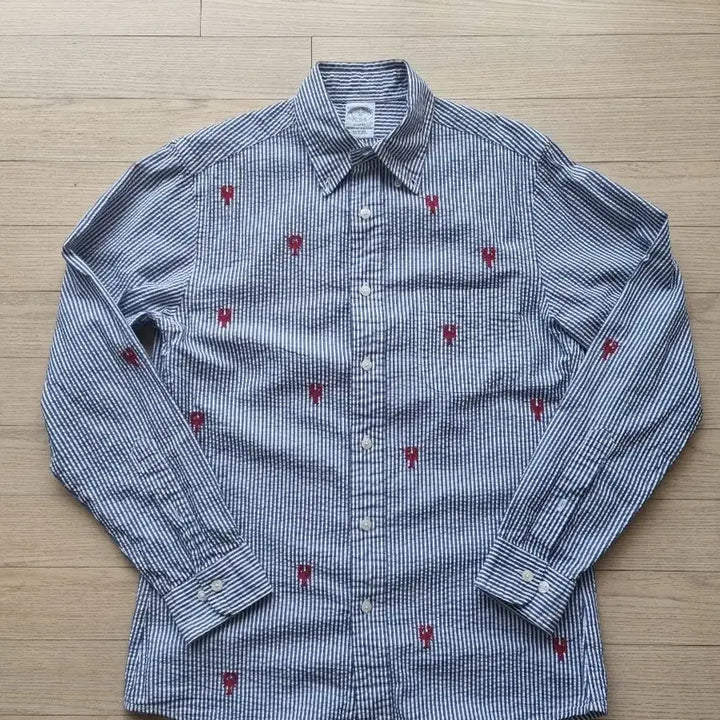 [SOLD OUT] 브룩스브라더스 시어서커 랍스터 스트라이프 셔츠