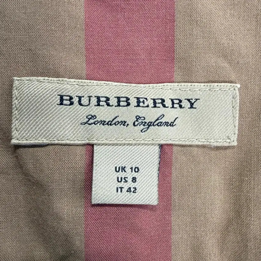 [BUNJANG] Burberry Classic Check Long Shirt Dress / 버버리 클래식 체크 여성 롱셔츠 원피스 55~66