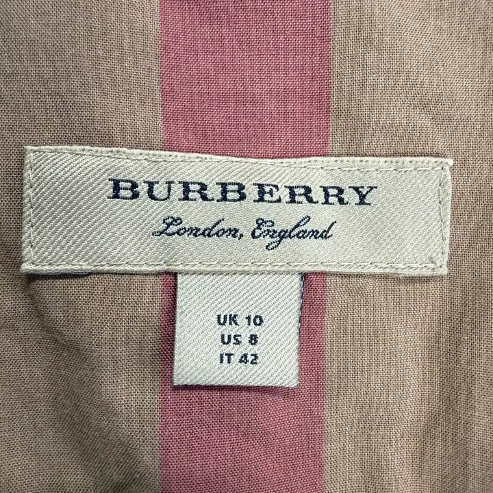[BUNJANG] Burberry Classic Check Long Shirt Dress / 버버리 클래식 체크 여성 롱셔츠 원피스 55~66
