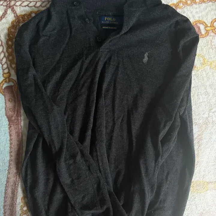 [BUNJANG] Polo Ralph Lauren Washable Merino Wool Polo Knit L / 폴로랄프로렌 워셔블 메리노울 카라니트 L
