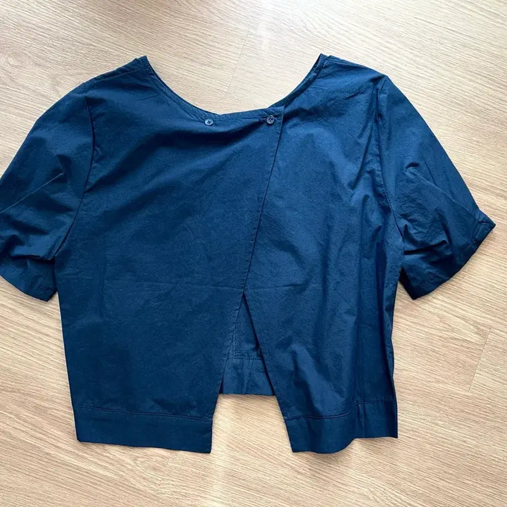 [BUNJANG] Navy Two-Piece Blouse and Skirt Set / [새상품] 네이비 투피스 블라우스 스커트