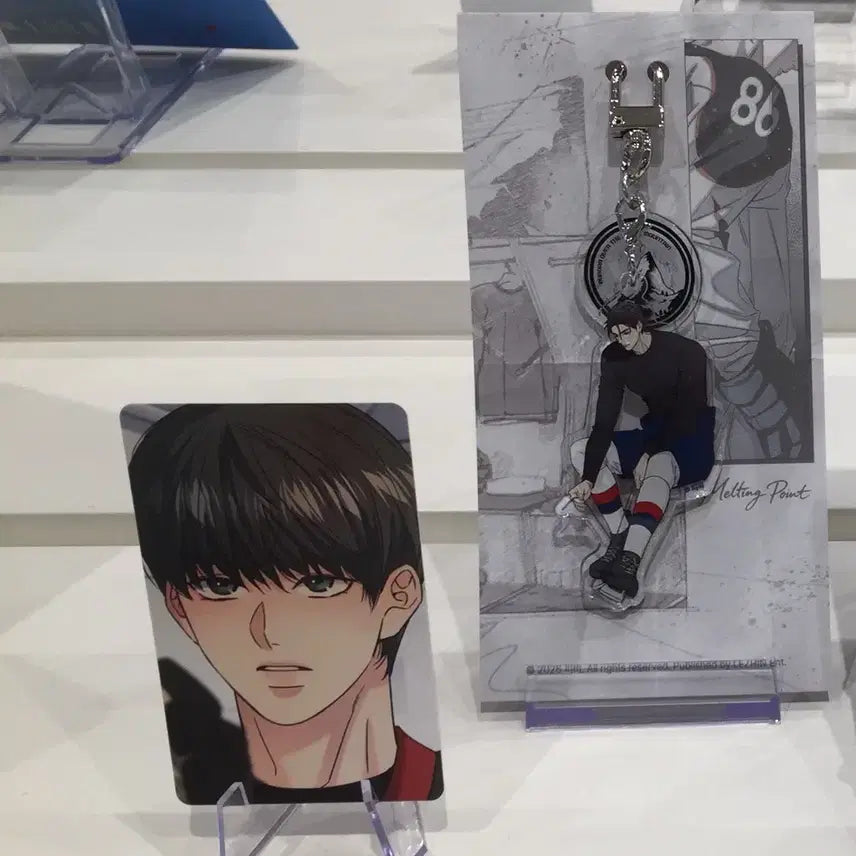 [SOLD OUT] 레봄 카페 팝업 해빙곡선 류이안 캐릭터 키링