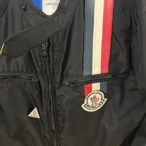 [BUNJANG] Moncler Biker Black Jacket / 정품 몽클레어 바이커 블랙 자켓