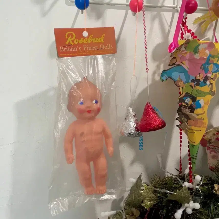 [BUNJANG] Rosebud Vintage Rubber Doll (Rare) / 1950s/영국빈티지 로즈버드 빈티지루버돌(rare)